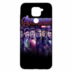 Чехол для Xiaomi Redmi Note 9/Redmi 10X Stripes with avengers - PrintSalon