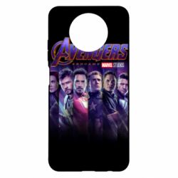 Чехол для Xiaomi Redmi Note 9 5G/Redmi Note 9T Stripes with avengers