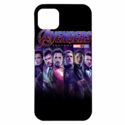 Чехол для iPhone 14 Plus Stripes with avengers - PrintSalon