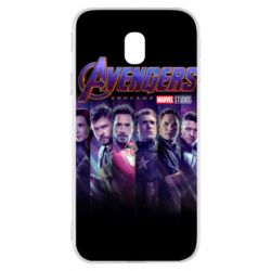 Чехол для Samsung J3 2017 Stripes with avengers - PrintSalon