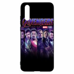Чехол для Huawei P20 Stripes with avengers - PrintSalon