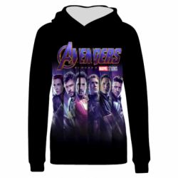 Жіноче 3D худі Stripes with avengers-PrintSalon Жіноче 3D худі Stripes with avengers
