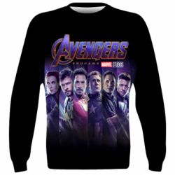 3D свитшот Stripes with avengers - PrintSalon