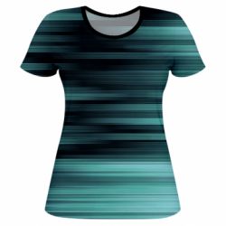 Жіноча 3D футболка Stripes - PrintSalon