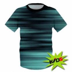 Дитяча 3D футболка Stripes - PrintSalon