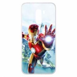 Чехол для Xiaomi Pocophone F1 Strong Iron Man - PrintSalon