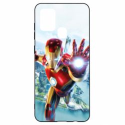 Чехол для Samsung A21s Strong Iron Man - PrintSalon