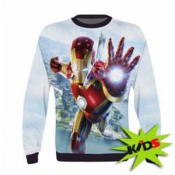 Детский 3D свитшот Strong Iron Man - PrintSalon