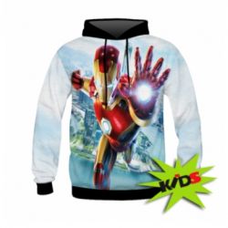 Дитяче 3D худі Strong Iron Man
