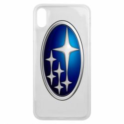 Чехол для iPhone Xs Max Subaru 3D Logo - PrintSalon