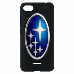 Чехол для Xiaomi Redmi 6A Subaru 3D Logo - PrintSalon