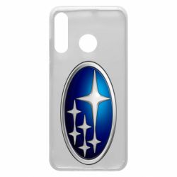 Чехол для Huawei P30 Lite Subaru 3D Logo - PrintSalon