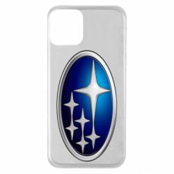Чехол для iPhone 11 Subaru 3D Logo - PrintSalon