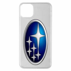 Чехол для iPhone 11 Pro Max Subaru 3D Logo - PrintSalon