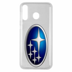 Чехол для Samsung M30 Subaru 3D Logo - PrintSalon