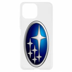 Чехол для Xiaomi Mi11 Lite Subaru 3D Logo - PrintSalon