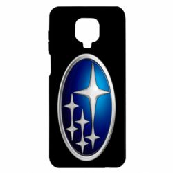 Чехол для Xiaomi Redmi Note 9S/9Pro/9Pro Max Subaru 3D Logo - PrintSalon