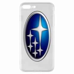 Чехол для iPhone 7 Plus Subaru 3D Logo - PrintSalon