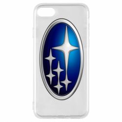 Чехол для iPhone 8 Subaru 3D Logo - PrintSalon