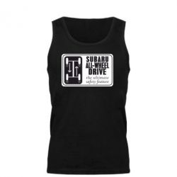Мужская майка Subaru All-Wheel - PrintSalon