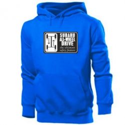 Мужское худи Subaru All-Wheel - PrintSalon