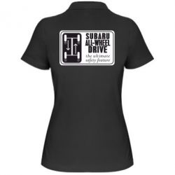 Женское поло Subaru All-Wheel - PrintSalon