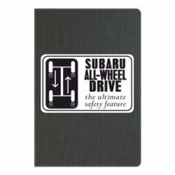 Блокнот с принто Subaru All-Wheel - PrintSalon