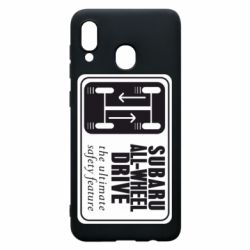 Чехол для Samsung A20 Subaru All-Wheel - PrintSalon