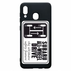 Чехол для Samsung A30 Subaru All-Wheel - PrintSalon