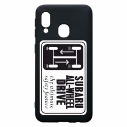 Чехол для Samsung A40 Subaru All-Wheel - PrintSalon