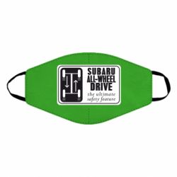 Маска многоразовая Subaru All-Wheel - PrintSalon