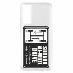 Чехол для Huawei P Smart 2021 Subaru All-Wheel - PrintSalon