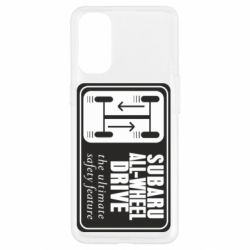 Чехол для Oppo Reno 4 Subaru All-Wheel - PrintSalon