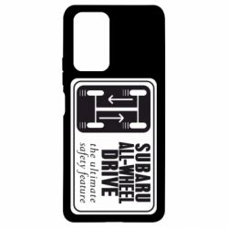 Чехол для Xiaomi Redmi Note 10 Pro Subaru All-Wheel - PrintSalon