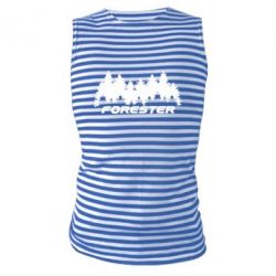 Майка-тельняшка Subaru Forester - PrintSalon