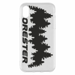 Чехол для iPhone X/Xs Subaru Forester - PrintSalon