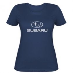 Женская футболка Subaru  Голограмма - PrintSalon