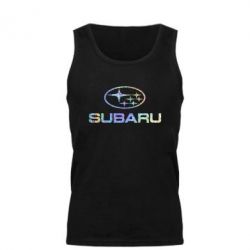 Мужская майка Subaru  Голограмма - PrintSalon