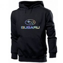 Мужское худи Subaru  Голограмма - PrintSalon