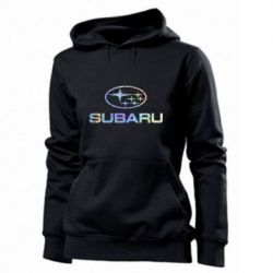Женское худи Subaru  Голограмма - PrintSalon
