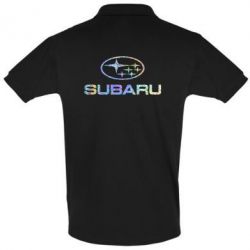 Мужское поло Subaru  Голограмма - PrintSalon