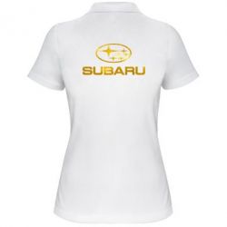 Женское поло Subaru  Голограмма - PrintSalon