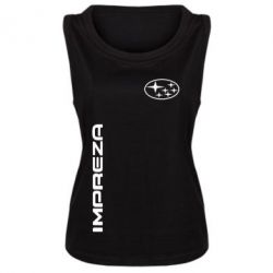 Майка жіноча Subaru Impreza - PrintSalon