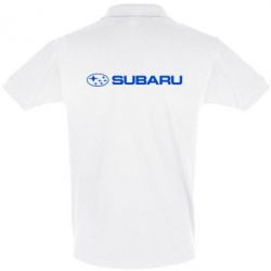 Мужское поло Subaru logo - PrintSalon