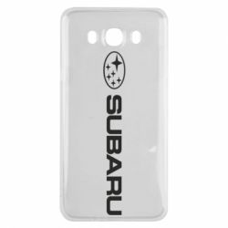 Чехол для Samsung J7 2016 Subaru logo - PrintSalon