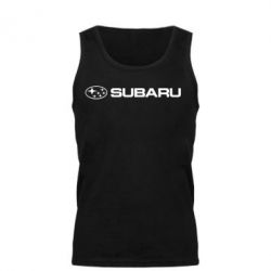 Мужская майка Subaru logo - PrintSalon