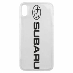 Чехол для iPhone Xs Max Subaru logo - PrintSalon
