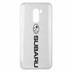 Чехол для Xiaomi Pocophone F1 Subaru logo - PrintSalon