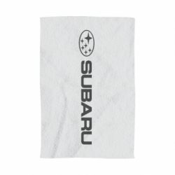 Полотенце с принтом Subaru logo - PrintSalon