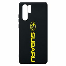 Чехол для Huawei P30 Pro Subaru logo - PrintSalon
